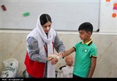 لبخند سلامت هلال‌احمر در روستای کتویه