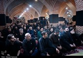 در قاب تصویر | طنین نام حسین(ع) در مسجد میرزاعلی‌اکبر و بقعه شیخ جبرائیل