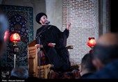 در قاب تصویر | طنین نام حسین(ع) در مسجد میرزاعلی‌اکبر و بقعه شیخ جبرائیل