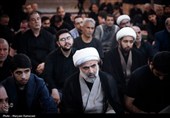 در قاب تصویر | طنین نام حسین(ع) در مسجد میرزاعلی‌اکبر و بقعه شیخ جبرائیل