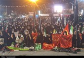 شور حسینی در قلب دهدشت؛ ششمین شب محرم با حضور هزاران عزادار