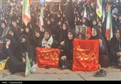 دهدشت غرق در سوگ حسینی؛ اجتماع بزرگ عزاداران در شب ششم محرم+تصاویر