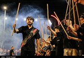 مراسم عزاداری شاه حسین گویان در ابهر