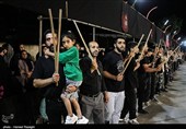 مراسم عزاداری شاه حسین گویان در ابهر