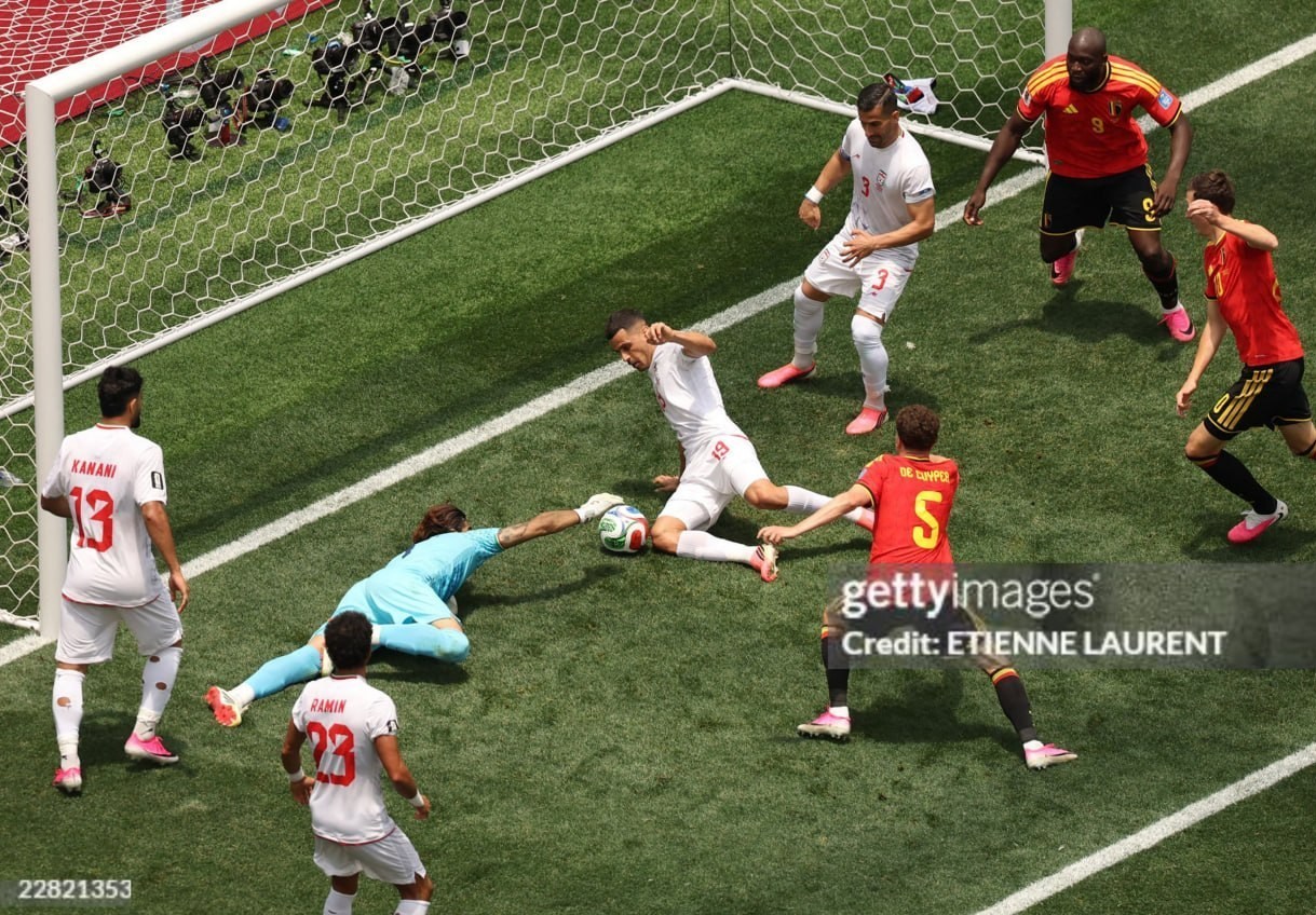 علیرضا بیرانوند , تیم ملی فوتبال ایران , تیم ملی فوتبال  بلژیک , جام جهانی 2026 , 