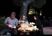 تماشای فوتبال ایران و بلژیک در بوستان مریم مقدس