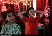 تماشای فوتبال ایران و بلژیک در بوستان مریم مقدس
