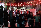 تماشای فوتبال ایران و بلژیک در بوستان مریم مقدس
