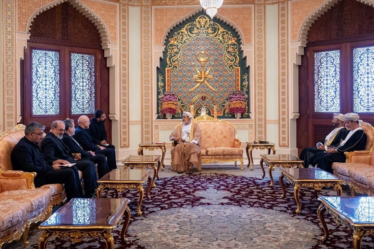 دیدار قالیباف با سلطان عمان