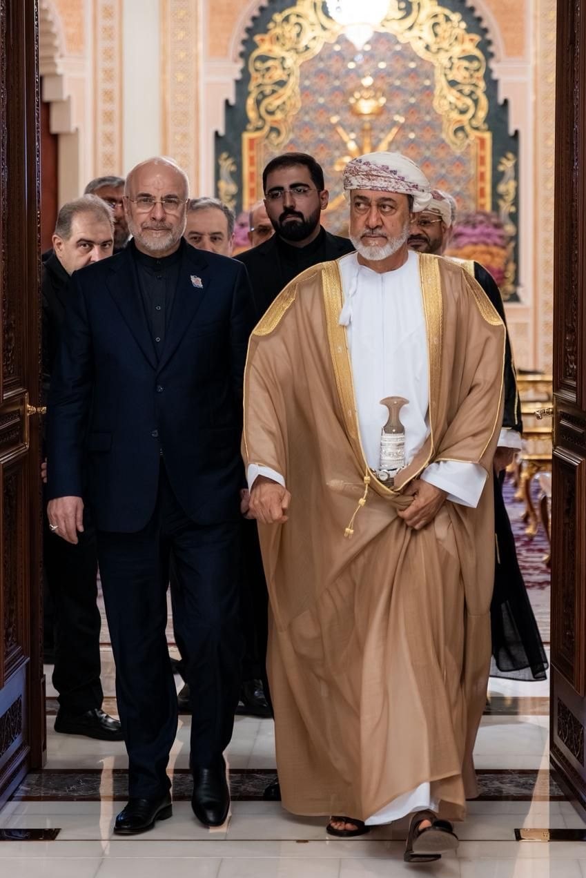 دیدار قالیباف با سلطان عمان