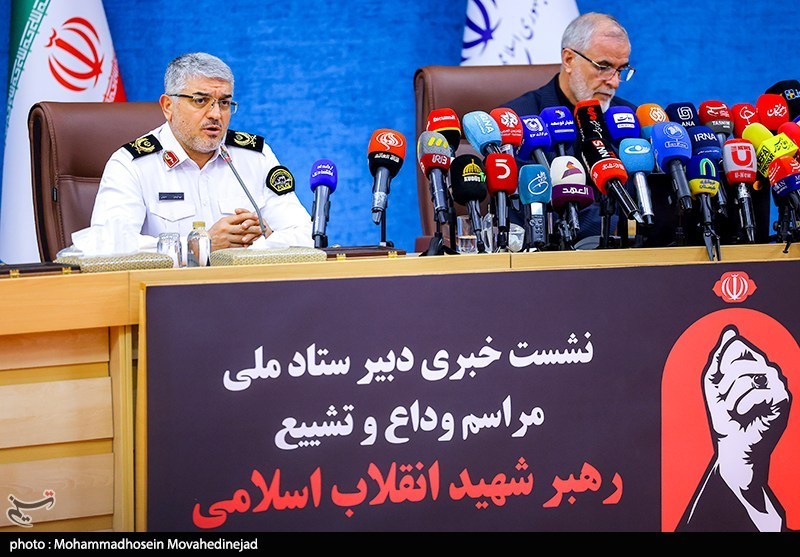 نشست خبری دبیر ستاد ملی آیین تشییع و وداع رهبر شهید انقلاب