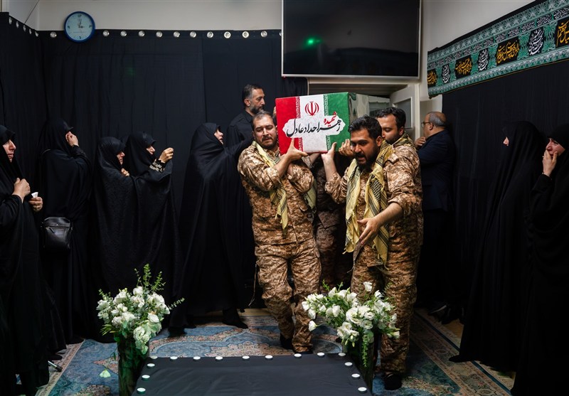 تشییع آیت‌الله‌العظمی سید علی خامنه‌ای , تشییع امام شهید , تشییع رهبر شهید , مراسم تشییع , حداد عادل , 