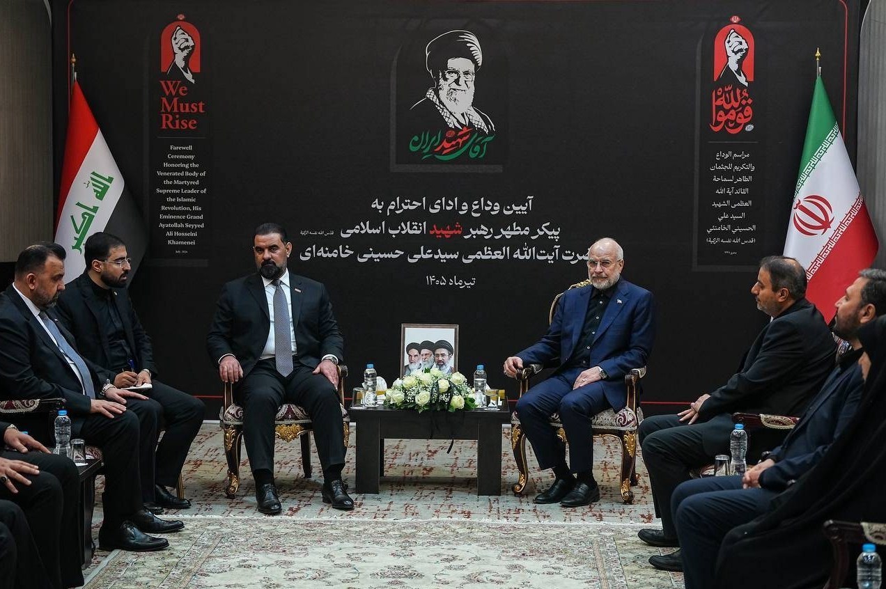 محمدباقر قالیباف , ریاست مجلس شورای اسلامی ایران , تشییع رهبر شهید , تشییع امام شهید , بدرقه آقای شهید ایران , تشییع آیتاللهالعظمی سید علی خامنهای ,