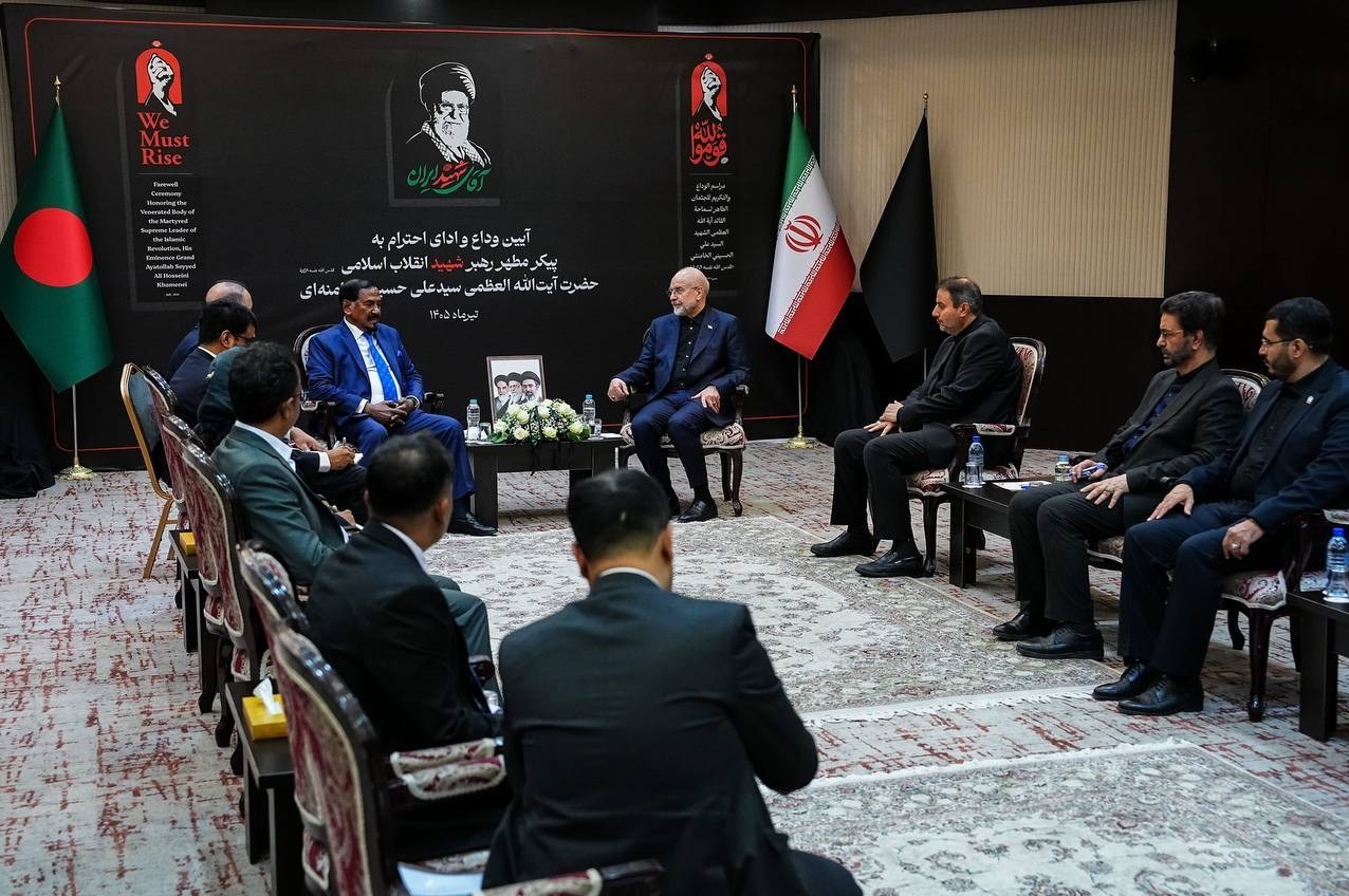 محمدباقر قالیباف , ریاست مجلس شورای اسلامی ایران , تشییع رهبر شهید , تشییع امام شهید , بدرقه آقای شهید ایران , تشییع آیتاللهالعظمی سید علی خامنهای ,