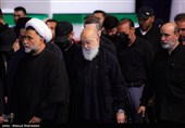 ضیوف ومسؤولون أجانب یقدّمون التعازی ویؤدّون التحیة لجثمان الإمام الشهید/1