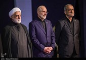 رؤساء الدول والمسؤولون الأجانب یؤدون تحیة الوداع للجثمان الطاهر للإمام الشهید (رض)