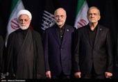 رؤساء الدول والمسؤولون الأجانب یؤدون تحیة الوداع للجثمان الطاهر للإمام الشهید (رض)