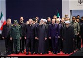 رؤساء الدول والمسؤولون الأجانب یؤدون تحیة الوداع للجثمان الطاهر للإمام الشهید (رض)