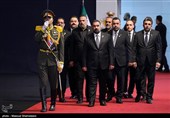 رؤساء الدول والمسؤولون الأجانب یؤدون تحیة الوداع للجثمان الطاهر للإمام الشهید (رض)