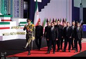رؤساء الدول والمسؤولون الأجانب یؤدون تحیة الوداع للجثمان الطاهر للإمام الشهید (رض)