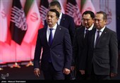 رؤساء الدول والمسؤولون الأجانب یؤدون تحیة الوداع للجثمان الطاهر للإمام الشهید (رض)