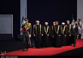 رؤساء الدول والمسؤولون الأجانب یؤدون تحیة الوداع للجثمان الطاهر للإمام الشهید (رض)