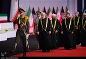 رؤساء الدول والمسؤولون الأجانب یؤدون تحیة الوداع للجثمان الطاهر للإمام الشهید (رض)