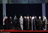 رؤساء الدول والمسؤولون الأجانب یؤدون تحیة الوداع للجثمان الطاهر للإمام الشهید (رض)