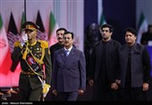 رؤساء الدول والمسؤولون الأجانب یؤدون تحیة الوداع للجثمان الطاهر للإمام الشهید (رض)