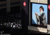 مراسم اقامه نماز بر پیکر امام شهید امت -2