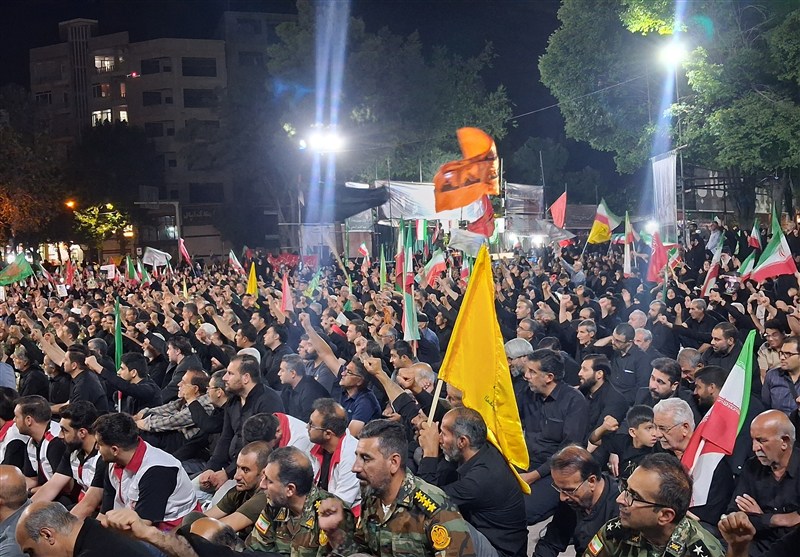 استان لرستان , اخبار استان لرستان , اخبار شهرستان بروجرد , تشییع امام شهید , تشییع رهبر شهید , 