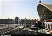 مراسم اقامه نماز بر پیکر امام شهید امت