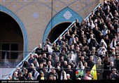 مراسم اقامه نماز بر پیکر امام شهید امت -4