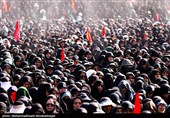 مراسم اقامه نماز بر پیکر امام شهید امت -4