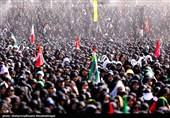 مراسم اقامه نماز بر پیکر امام شهید امت -4