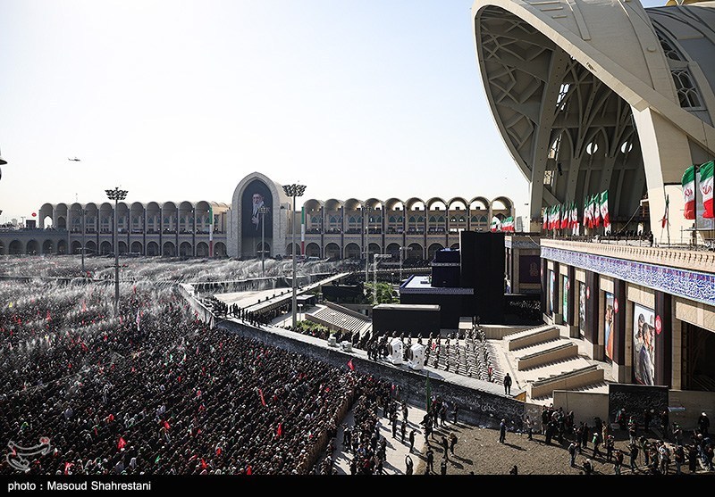  تشييع الامام الخامنئي , قائد الأمة المجاهد الشهيد  , قائد الثورة الإسلامية , 