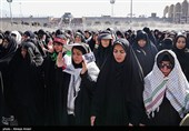 مراسم اقامه نماز بر پیکر امام شهید امت