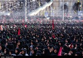 مراسم اقامه نماز بر پیکر امام شهید امت