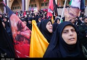 مراسم اقامه نماز بر پیکر امام شهید امت