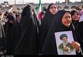 مراسم اقامه نماز بر پیکر امام شهید امت