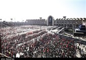 مراسم اقامه نماز بر پیکر امام شهید امت