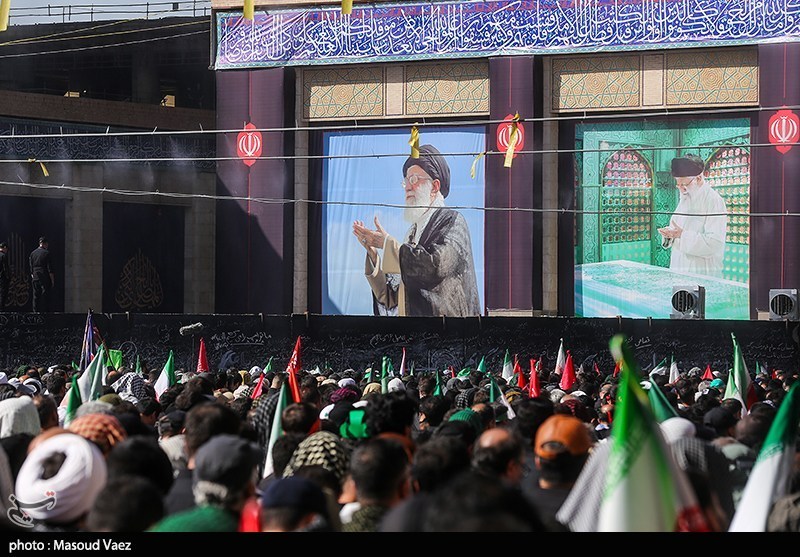  تشييع الامام الخامنئي , قائد الأمة المجاهد الشهيد  , قائد الثورة الإسلامية , 