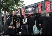 برپایی موکب سمنانی ها در منطقه 8 تهران