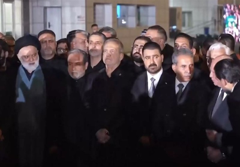 شهر نجف اشرف , کشور عراق , مراسم تشییع , تشییع رهبر شهید , تشییع امام شهید , تشییع آیتاللهالعظمی سید علی خامنهای , بدرقه آقای شهید ایران ,