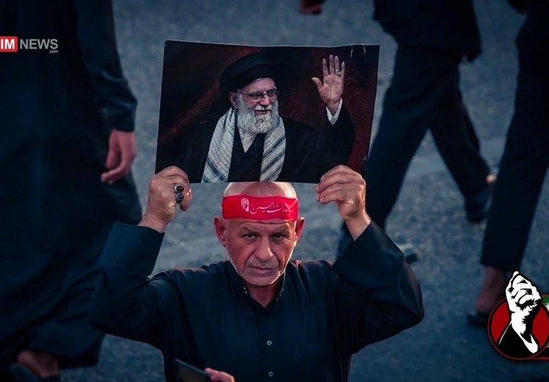 تشییع رهبر شهید , تشییع امام شهید , تشییع آیت‌الله‌العظمی سید علی خامنه‌ای , بدرقه آقای شهید ایران , شهر نجف اشرف , 