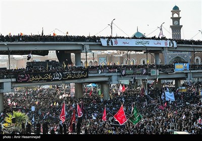 تشییع ملیونی تاریخی لجثمان «قائد الأمة الشهید» فی النجف الأشرف