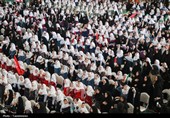 تجمع دو هزار نفری دانش آموزان زنجانی