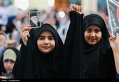 تجمع دو هزار نفری دانش آموزان زنجانی