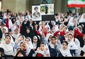 تجمع دو هزار نفری دانش آموزان زنجانی