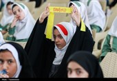 تجمع دو هزار نفری دانش آموزان زنجانی